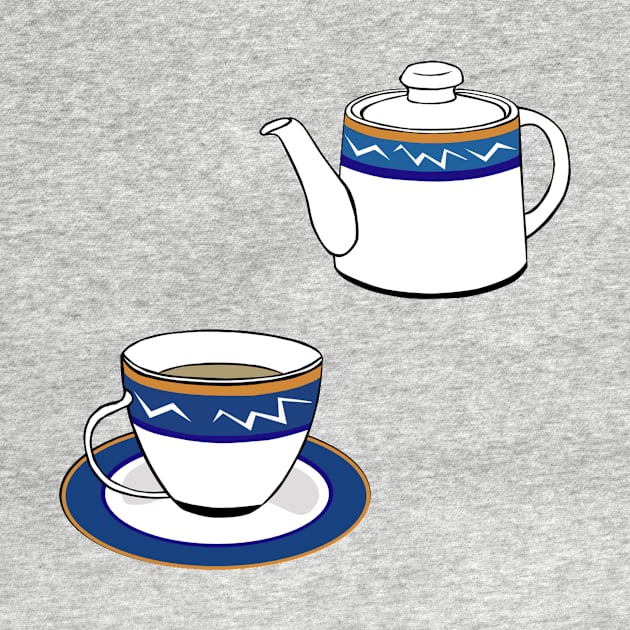 Tea Cup Print by luckylucy